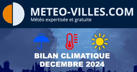 Bilan météo et climatique de décembre 2024 : une fin d'année plus sèche, mais toujours aussi grise dans le Nord